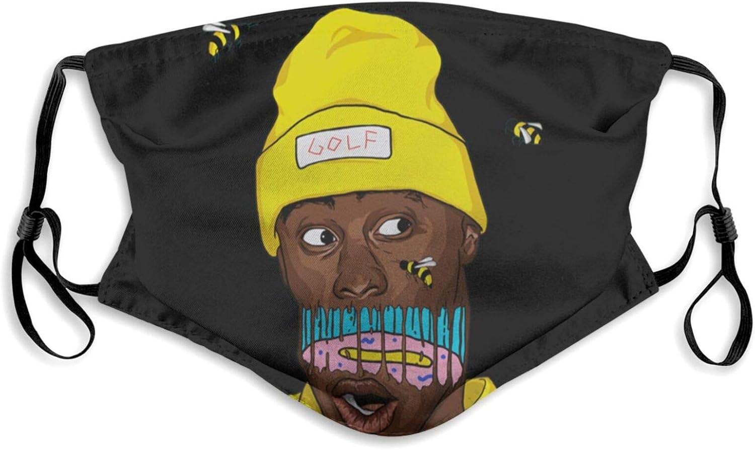 Hanouans Tyler The Creator Fashion Mask with Filter Unisex Adult Child Outdoor Masks Medium