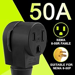 Campzlly Welder Adapter Cord, Nema L14-30P to 6-50R