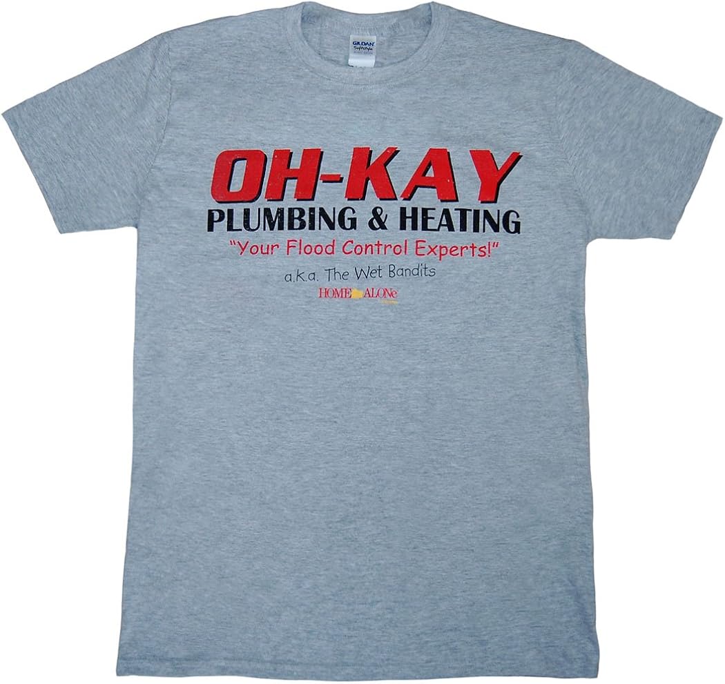 Home Alone Oh-Kay Plumbing and Heating T-Shirt