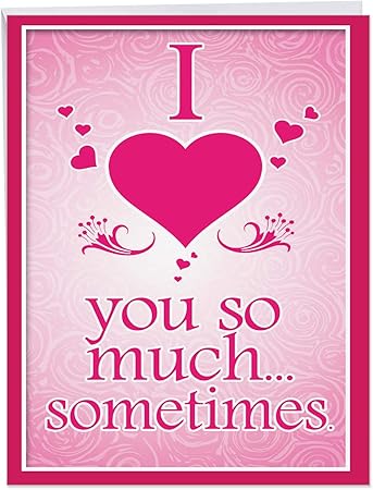 Amazon Com Love You So Much Funny Valentine S Day Note Card