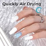 TOMICCA White Nail Polish 15ml Quick Dry Chip Resistant French Manicure view 5