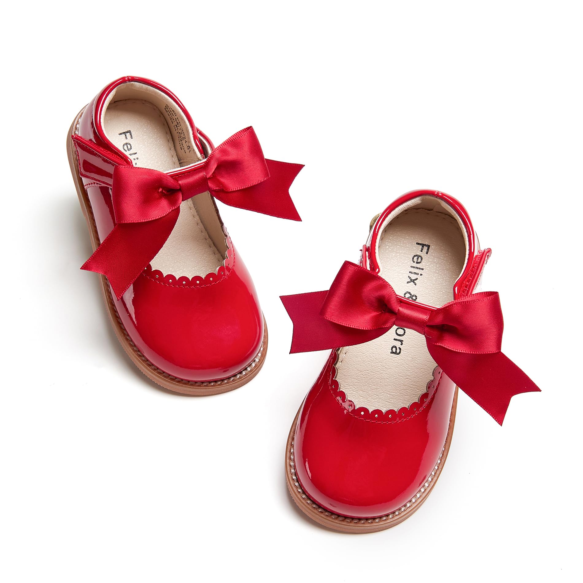 Felix & Flora Toddler Little Red Girl Mary Jane