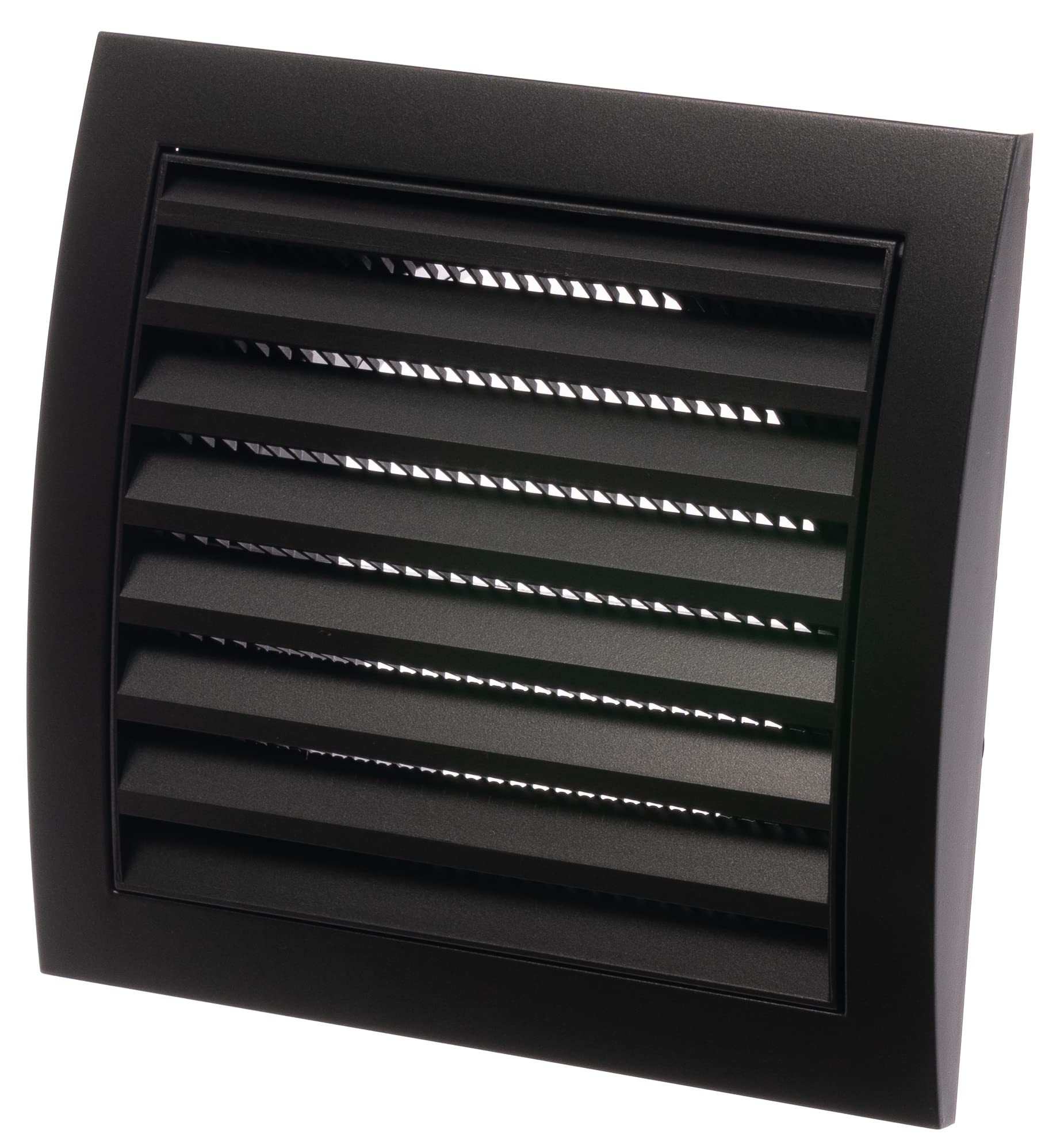 Ø 100mm / 4'' Anthracite Plastic Ventilation Grille - Air Vent Cover with Insect Protection