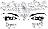 FACEGEM LONDON 6 PCS Adhesive Face Gems Jewel Tattoo Sticker Festival Rave view 9
