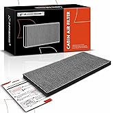 A-Premium Under Hood Cabin Air Filter w/Activated Carbon Compatible with Tesla S 2016-2023, Located Under Hood, Replace# 1059333