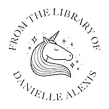 Personalized Book Embosser or Stamp Custom Round