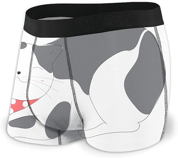 Amazon Co Jp ボクサーパンツ メンズ 下着 猫 日本 アニメ 利口 可愛い 男性用 パンツ ブリーフ 四角 ボクサーブリーフ インナー 通気性 デザイン セクシー 魅力的 前閉じ プリント プレゼント吸水速乾 Bolaco 服 ファッション小物