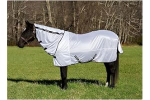 TuffRider Comfy Mesh Combo Neck Fly Sheet - White - 72