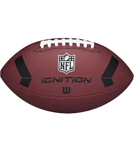 Wilson NFL Ignition Gen Green Football - Brown, Official Size
