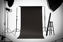 Kate Seamless Paper Backdrops for Photography Black