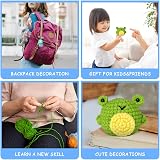 AUAUY Beginner Crochet Kit Animal Starter Set with Video Tutorials view 4