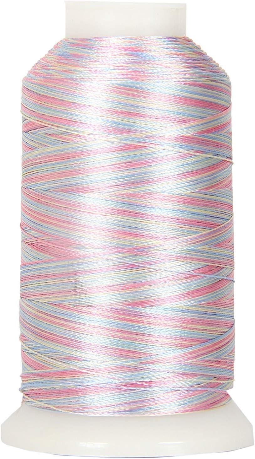Amazon.com: Threadart Variegated Polyester Embroidery Thread - 40wt ...