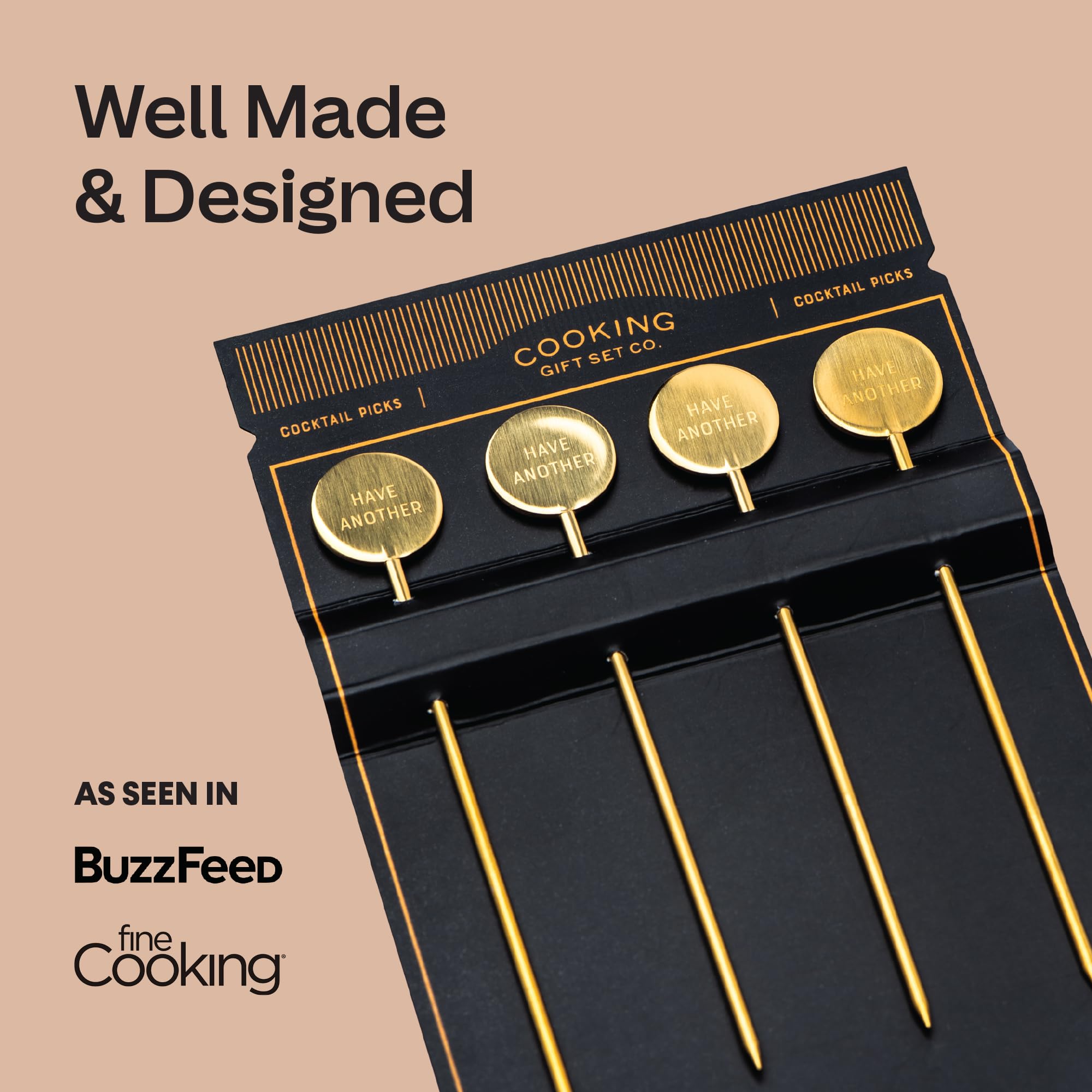 Whiskey Cocktail Kit | Cool Bar Accessories Including Engraving Ice Cube and Mold to Make Unique Gifts for Dad and Mixologist Using Old Fashioned Mixology Tool Set