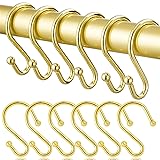 BellRhein Shower Curtain Hooks, Metal Shower Hooks