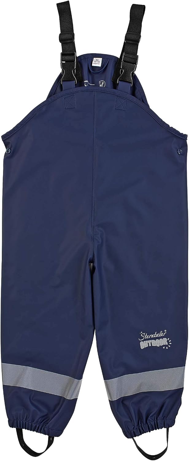 Sterntaler Unisex Children's Rain Trousers Unlined, Navy, 80 cm, Marine