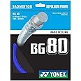 YONEX BG 80 Badminton String (Royal Blue)
