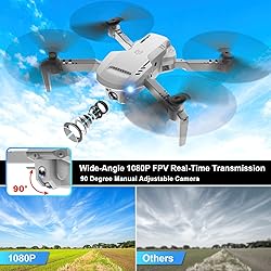 RADCLO Drone with Camera - 1080P HD FPV Foldable