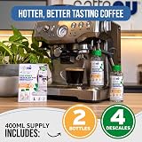 Caffenu Descaler for Sage & Breville 400ml 4 Uses - Limescale Remover view 5