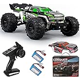 1:16 Scale High-Speed 4WD RC Car, 25 MPH Off-Road Remote Control Truck for Adults & Teens - All Terrain Electric Vehicle with 2 Rechargeable Batteries & 2.4GHz Radio - Gift Idea for Boys and Men
