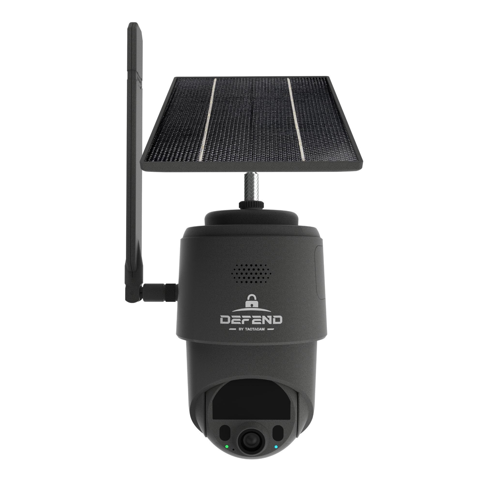 TACTACAM – Defend 360 Cellular Security Camera, 4K Photos, 1080p Video, Solar + Rechargeable Battery, 360° Pan/Tilt/Zoom, LTE Cellular, Motion Alerts, Weather Resistant