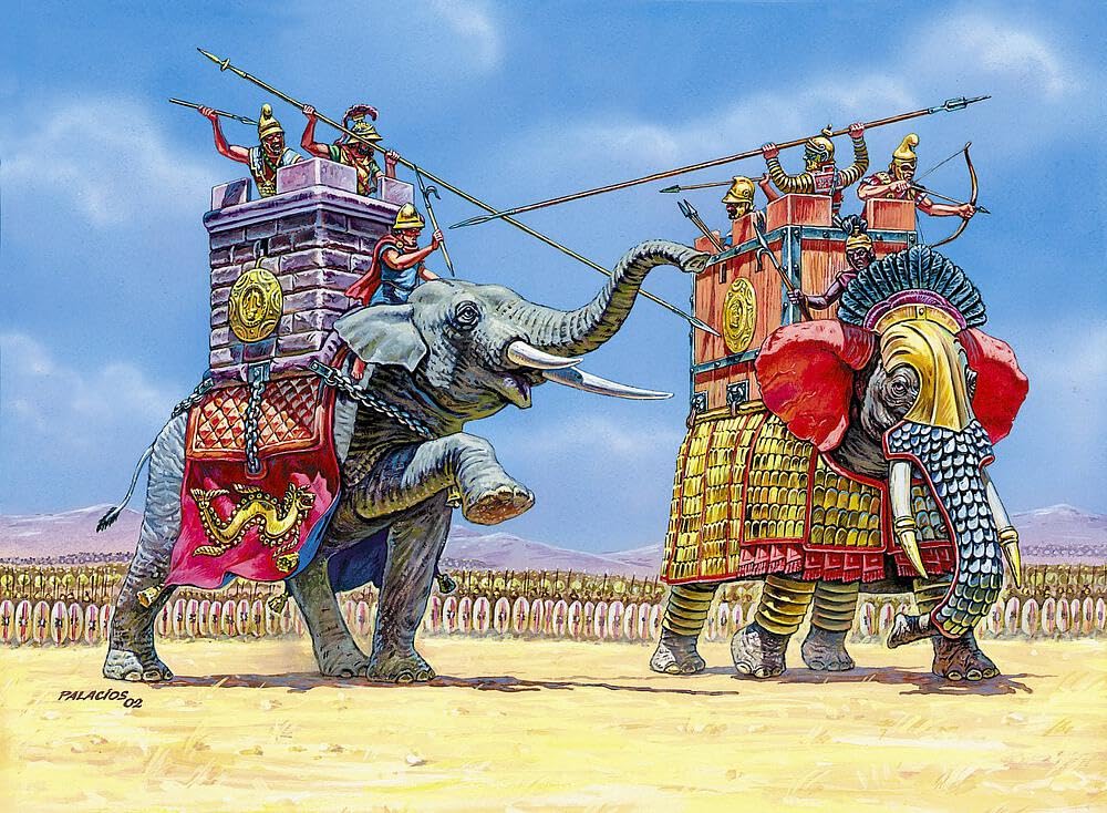 Zvezda 500788011-1:72 War Elephants