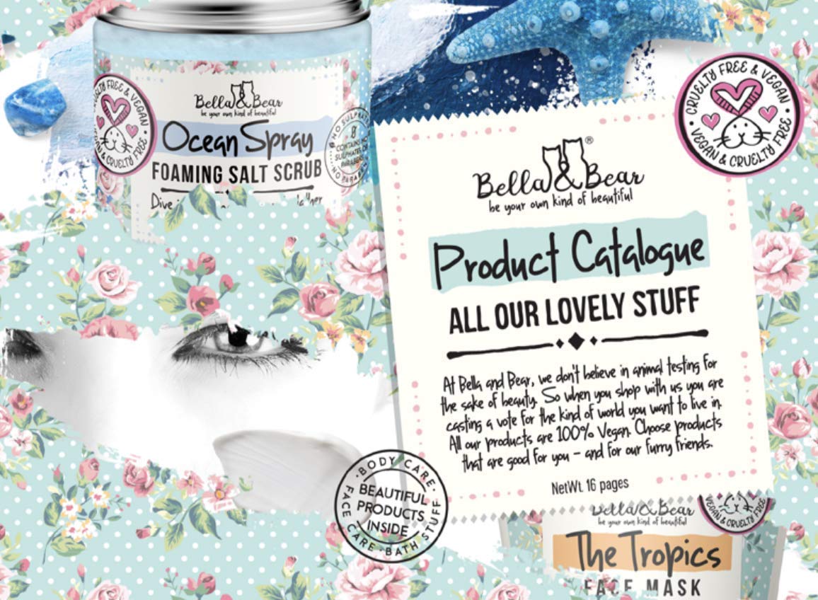 Bella and Bear Rose & Ivy Body Scrub Exfoliator - Cruelty-Free - Vegan (7oz) : Beauty