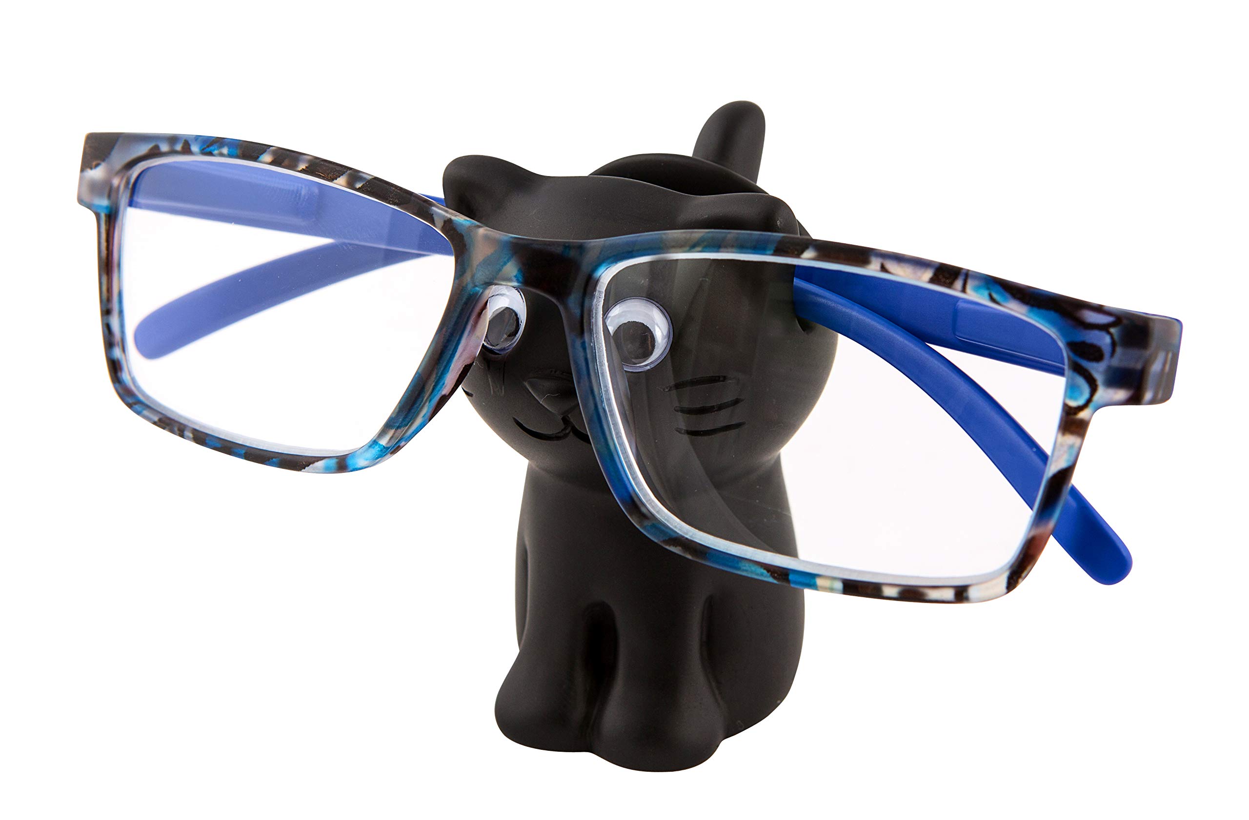 Remaldi Glasses Stand for Specs - Gift Present Boxed Felix Cat Spec Holder Black