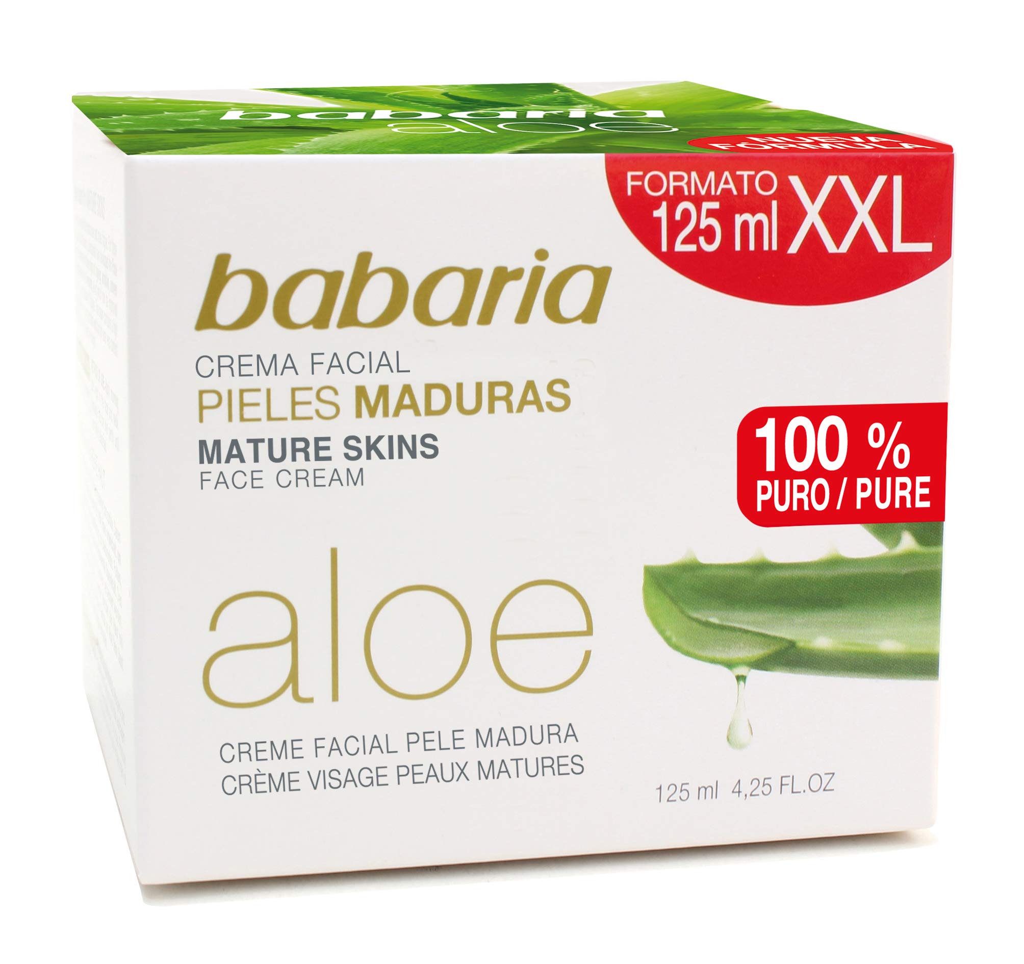 Babaria Naturals Aloe Vera Mature Skin Face Cream 125ml