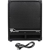 Rockville RBG12S Bass Gig 1400W Active PA Subwoofer 12-Inch, 8-Ohm, Deep Bass, Portable Design, Adjustable Crossover, for DJs and Live Events