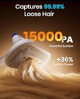 oneisall Dog Grooming Vacuum 15000Pa 2L 6-Tool Clipper Kit Quiet 59dB view 3