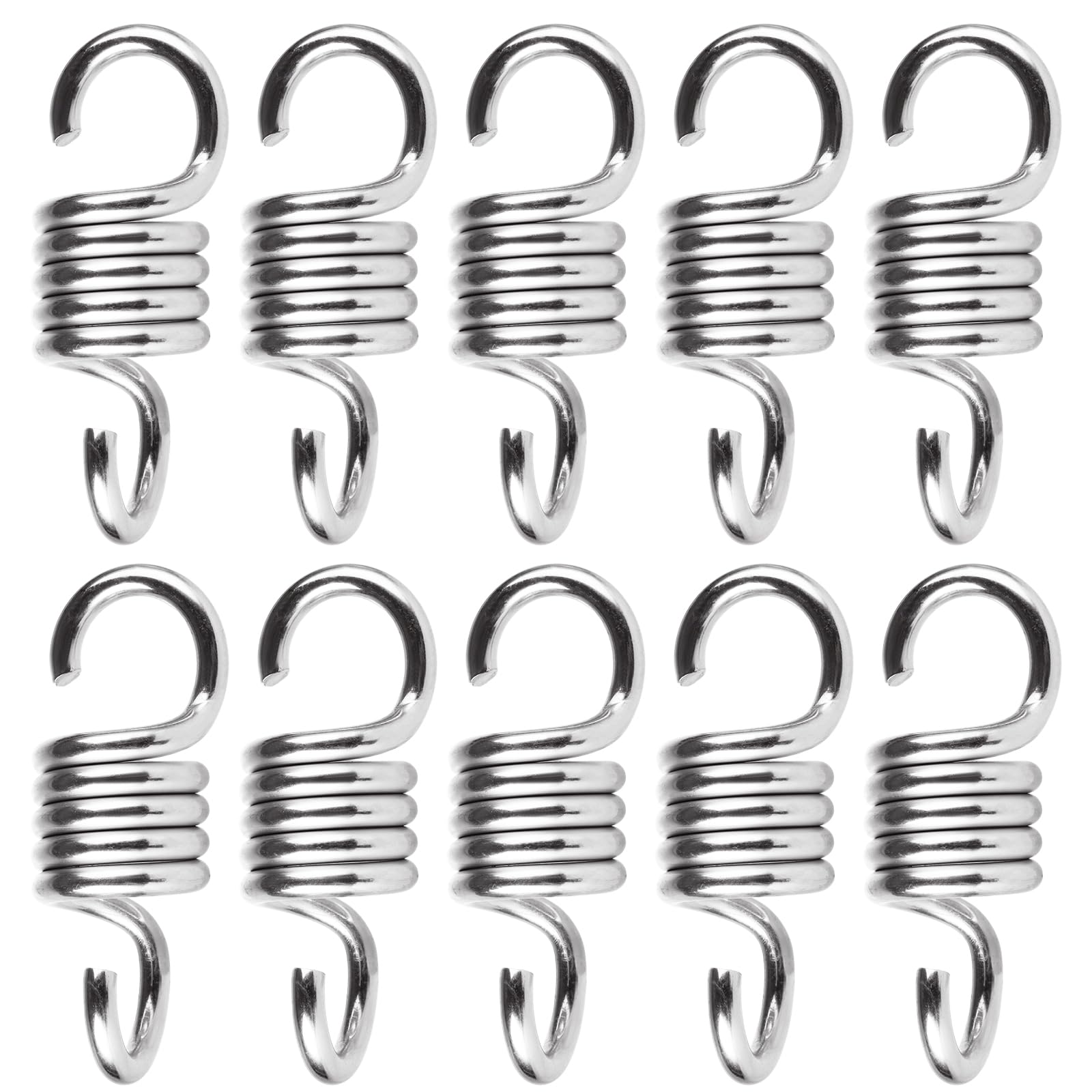 Photo 1 of 12pcs Heavy Duty Spring, 990LBS Capacity 5INCH Hammock Chair Spring Porch Swing Springs Hook, Suspension Swing Extension Spring for Hammock Chair Spring Porch Swing Springs Hook