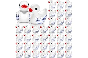 LuxDuo 90 Pcs Mini Resin Volleyball Ducks