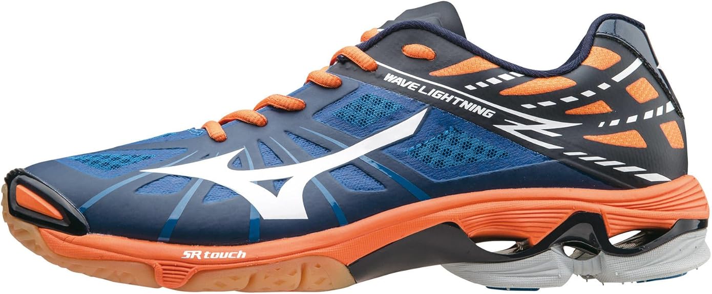 mizuno wave lightning uomo arancione
