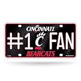 Rico Industries unisex #1 1 Fan Metal License Plate