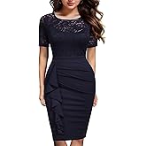 Mmondschein Womens Cocktail Dresses for Wedding Guest Evening Party Church Dress