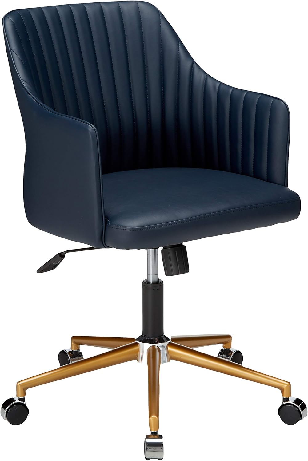 MEELANO M64 Office Chair, Gold/Navy Amazon.co.uk Kitchen & Home