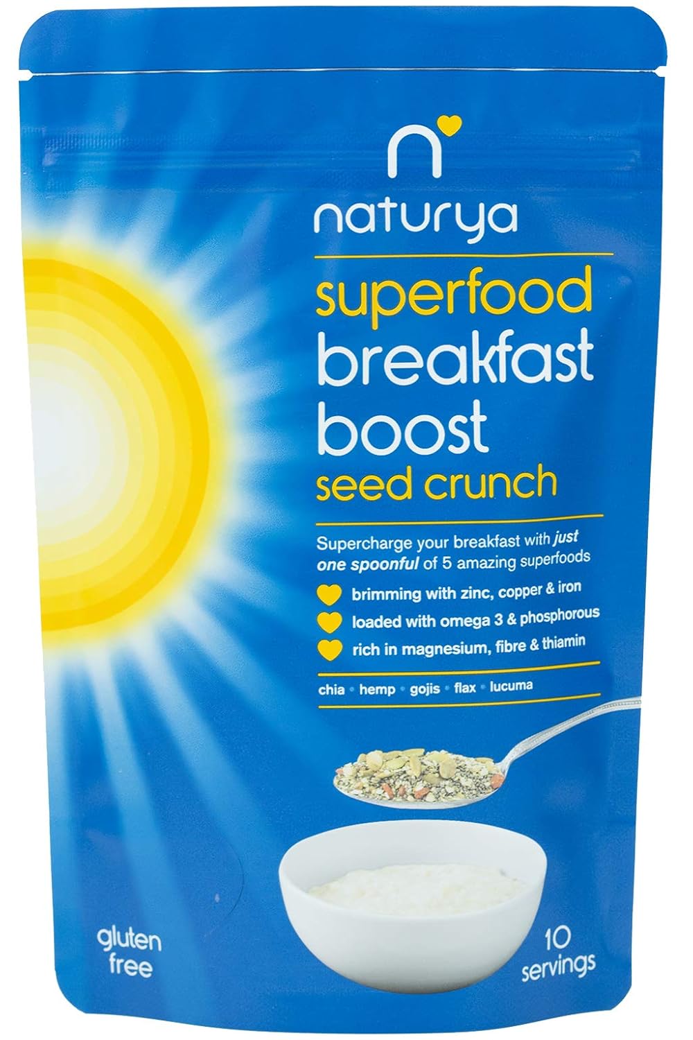 Naturya Superdesayuno Seed Crunch Eco - 150 gr: Amazon.es ...
