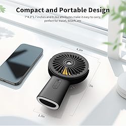 Otlonpe Handheld Misting Fan Portable, 4000mAh