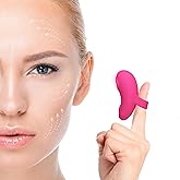 MaeDouy Mini-Ring Handheld Powerful Face & Eye Massager, Multifunctional Massage Tool, Waterproof Portable Eye, Jaw, Finger and Body Massager, Relieves Facial Muscle Fatigue and Pain - Rose