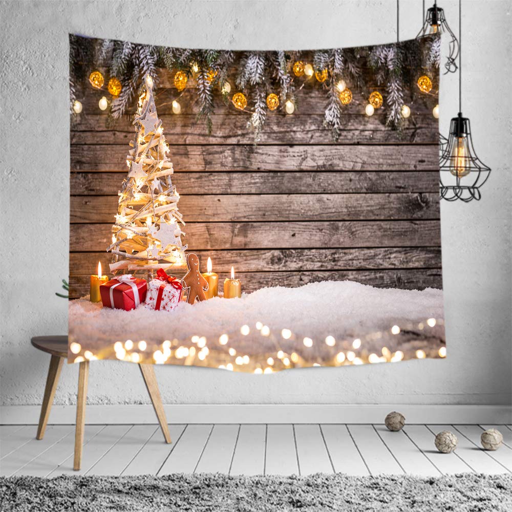 Christmas Lights Wall Design