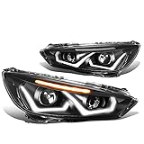 DNA MOTORING HL-HPL-LED-FF16-BK-CL1 Headlight
