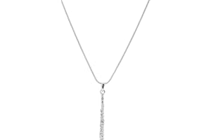 chelseachicNYC Rhinestone Fluent Flute Woodwind Necklace