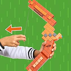 Nerf Minecraft Bow Dart Blaster, Pull-Back String
