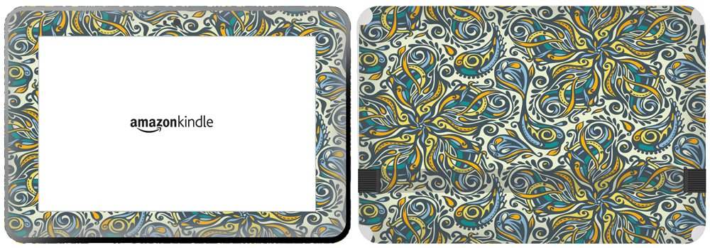 Get it Stick it SkinTabAmaFireHD89_93 Unique Flower Design Skin for 8.9-Inch Amazon Kindle Fire HD