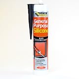 Everbuild General Purpose Clear Silicone Sealant Anti Fungus 12x view 5