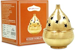 Shubhkart Indian Brass akhand Oil Lamp / Diya / Puja Deepak, deepam / Deep - Akhand Diya
