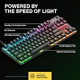 SteelSeries Apex 9 TKL Mechanical Keyboard Optical Switches 2-Point Actuation view 3