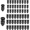 60pcs Tire Repair Nails, Rubber Screw Tire Plugs Self-Service Vacuum Nail Kit Tires Quick Puncture Repair Tools for Auto Moto