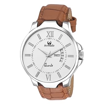 Analogue White Dial Mens Watch - Ar-042-Wht