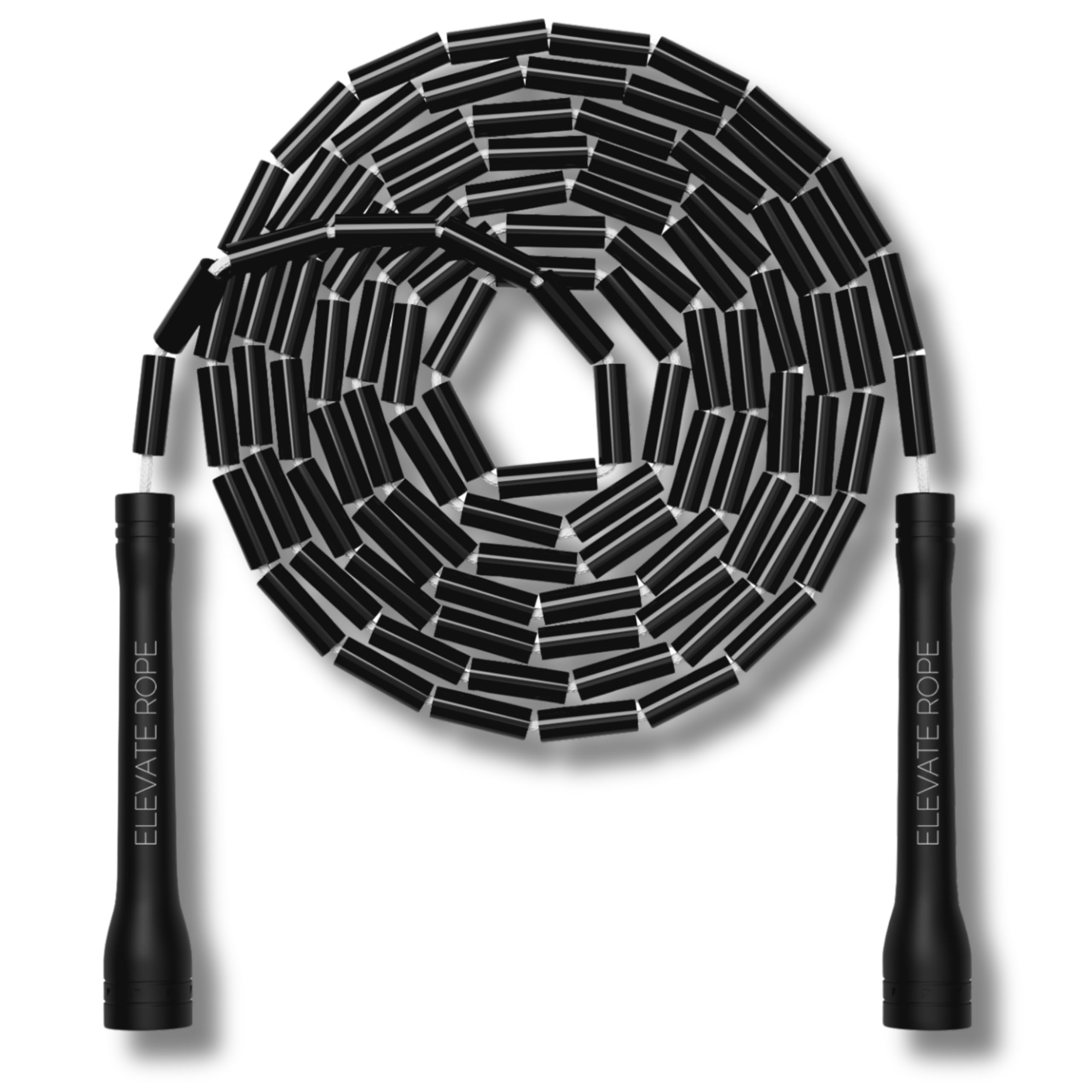 Elevate Rope Beaded Skipping Rope Adjustable 3 m with Free Training App – Rhythm & Control for Cardio, Freestyle, Footwork & Beginners